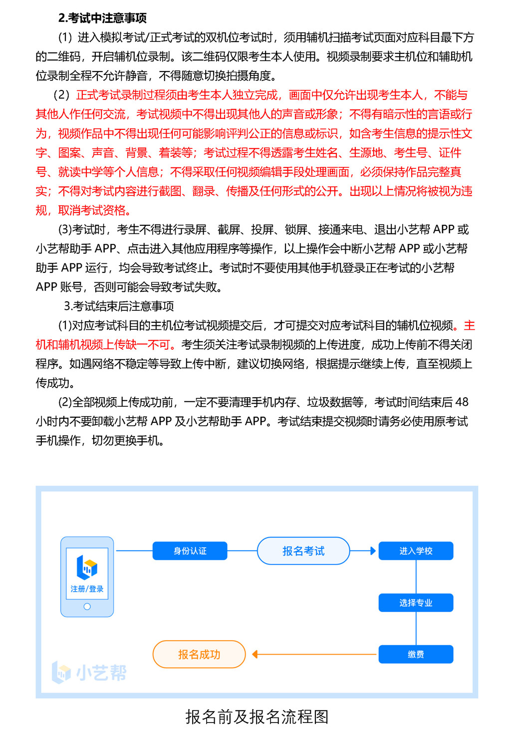 广东省2022年播音与主持校际联考报名与考试APP操作说明