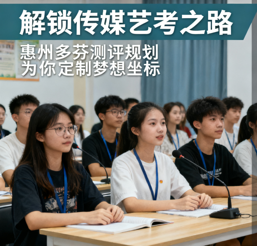 解锁传媒艺考之路：惠州多芬测评规划，为你定制梦想坐标