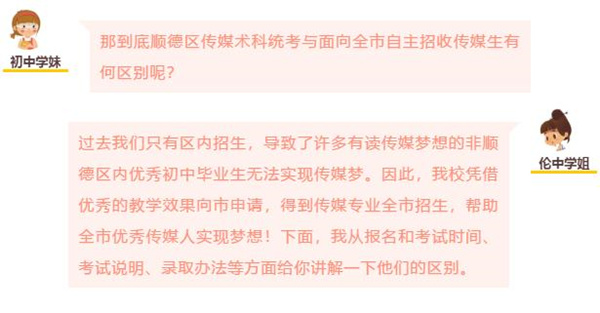 2021年伦教中学传媒专业招生简章面向全佛山市中招自主招生