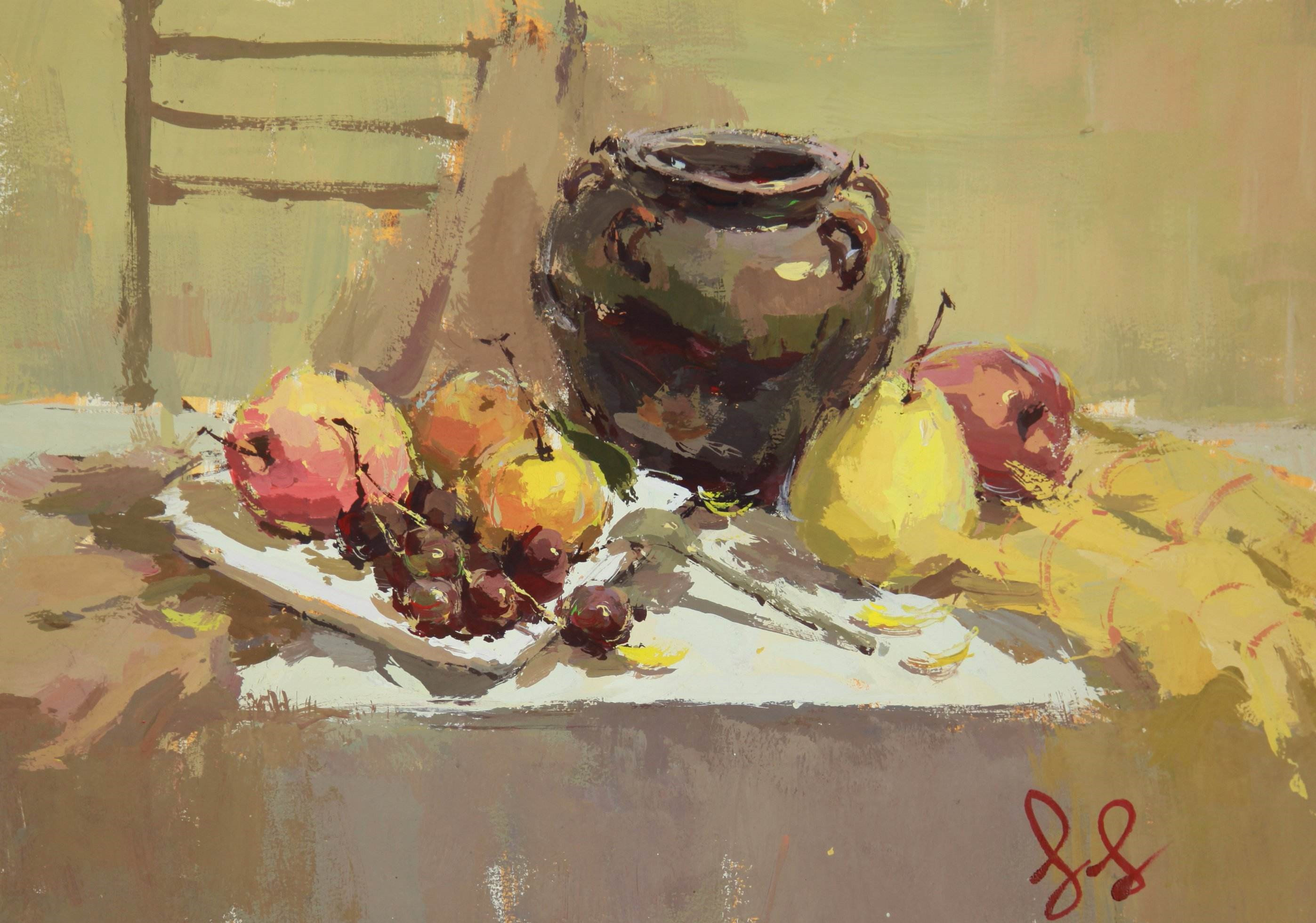 2019年广东省美术术科统考色彩试卷